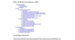Desktop Screenshot of api.polleverywhere.com